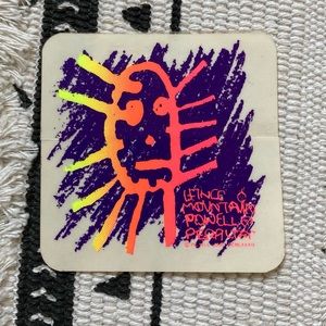 1980s skateboard sticker